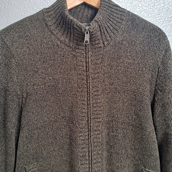 Boston Traders Olive Green Knit Sweater Size M - Picture 8 of 13